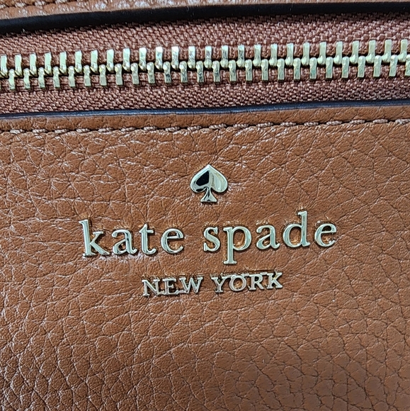 Kate Spade Leila Belt Bag Fanny Pack & Matching Wristlet Bundle Warm Gingerbread - Picture 3 of 15